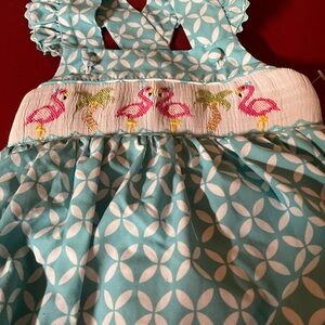 Stelly belly size 18 month smocked  romper